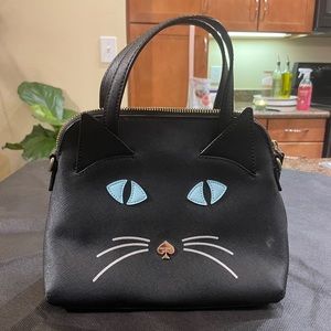 Black Kate spade cat purse